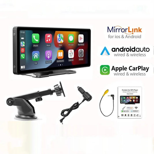 4K Double Recording Car Camera with CarPlay & IPS Screen