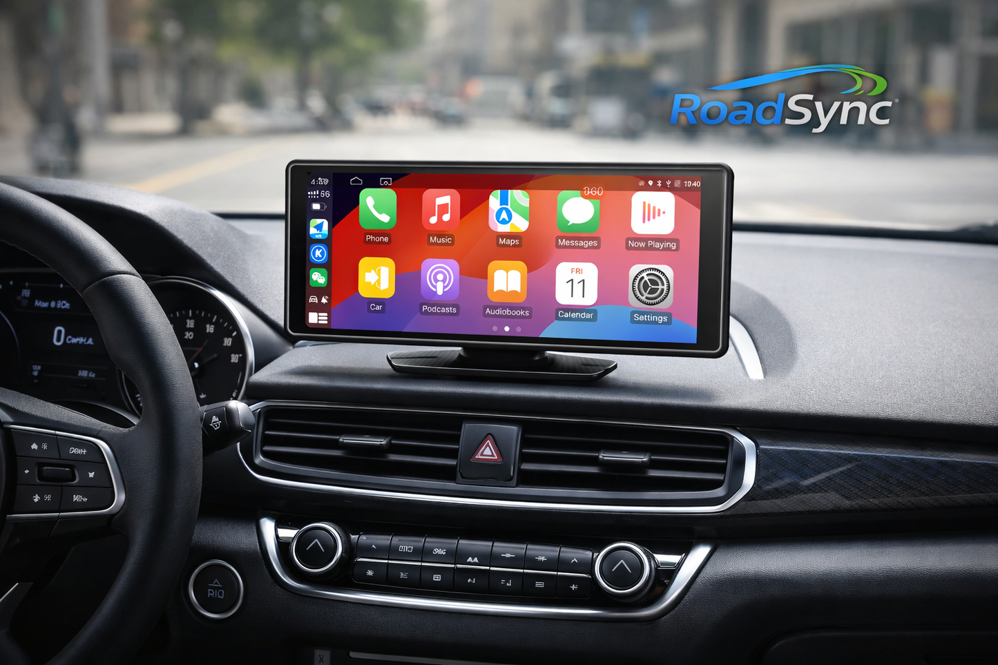 4K Double Recording Car Camera with CarPlay & IPS Screen